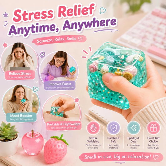 8-Piece Set Mystery Box, Blind Box Malt Sugar, Creative Slow-Return Squishy, Party Gift, 8 Stress Relief